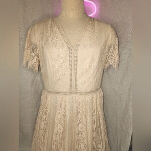 Elegant FULL LENGTH LACE DRESS